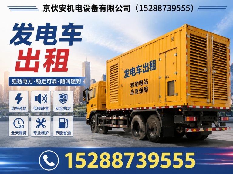 迪庆发电机租赁展示图