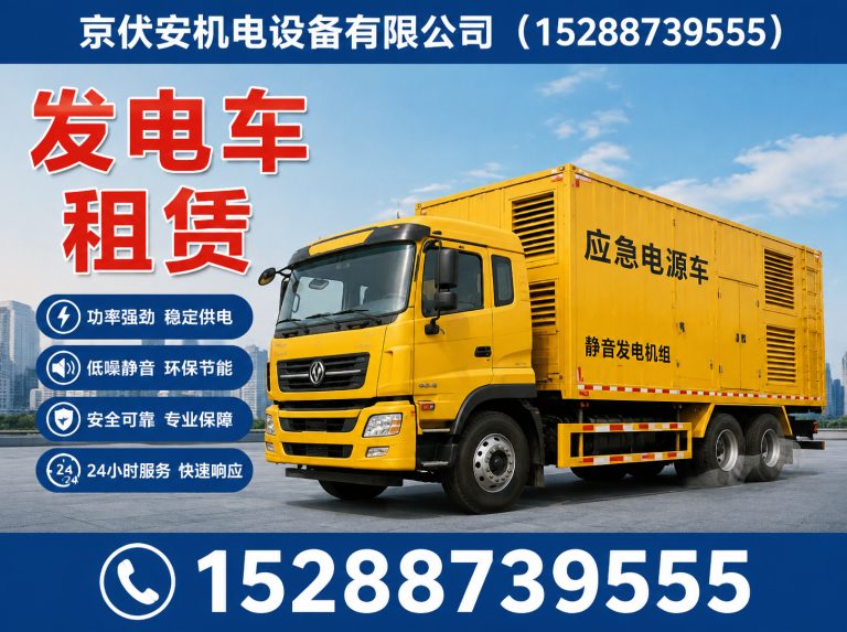 迪庆发电车出租展示图